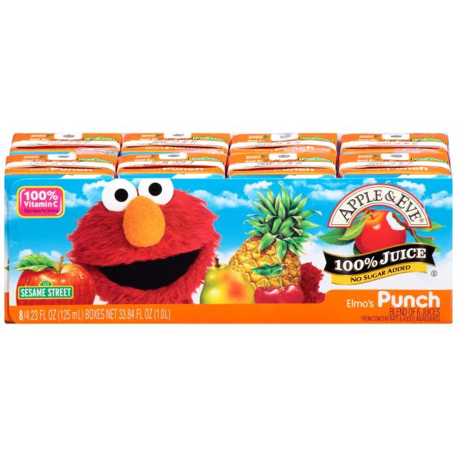 Apple & Eve Elmo's Punch Juice 8 Pack-208-330-09