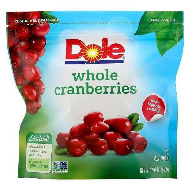Dole Frozen Whole Cranberries 16 oz-313-341-16