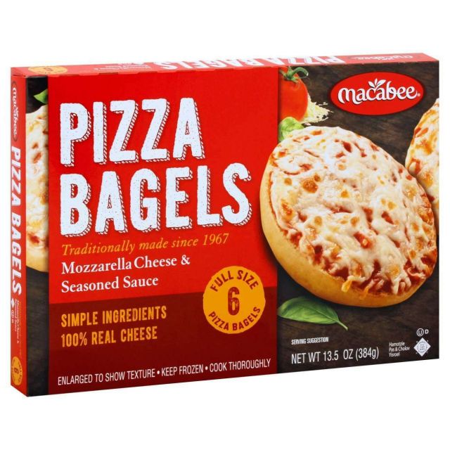 Macabee Pizza Bagel 6 Pc-NPK MBPB