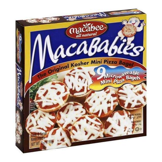 Macabee Mini Pizza Bagel 9 Pc-313-334-10