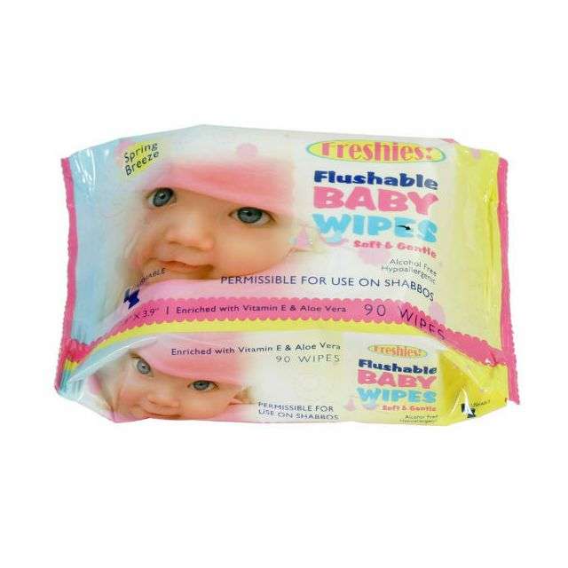 Freshies Baby Wipes Flushable - 90 Ct-BS-887