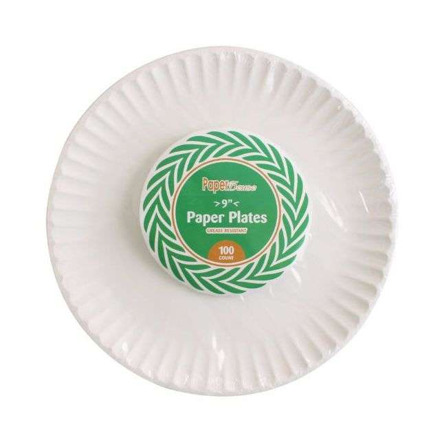 Dinner Collection 9″ Paper Plates 100 Ct-232-564-10