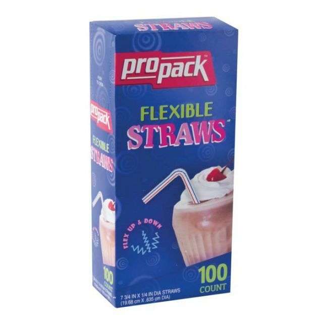 Propack Flexible Straws - 100 Coun-232-560-11