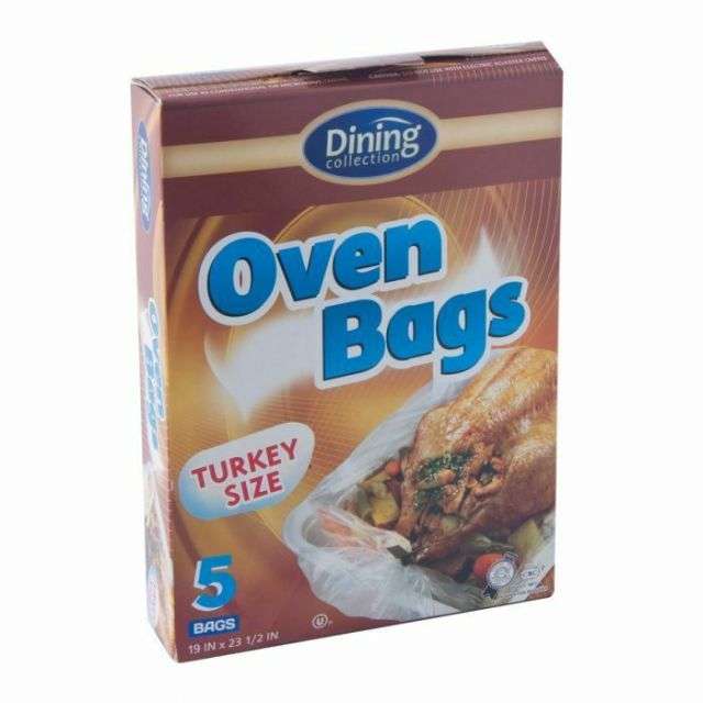 Dining Collection Oven Bags- Turkey Size - 19" x 23.5" - 5 ct.-FFP-DC06804