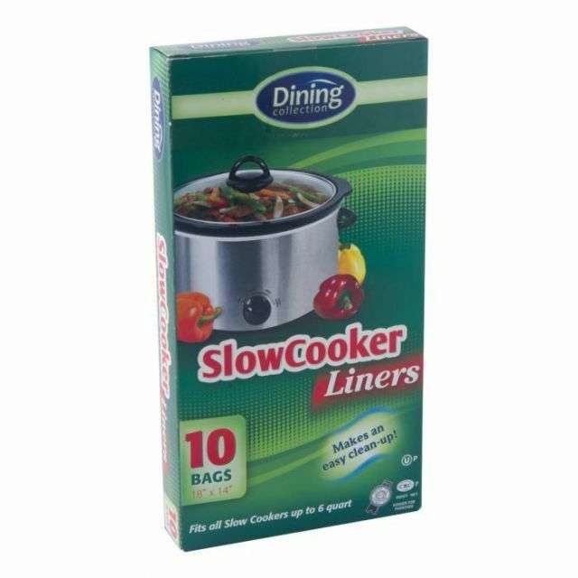 Dining Collection Slow Cooker Liners - 18" x 14" - 10 ct-FFP-DC06801