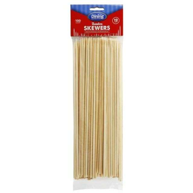 Dining Collection 12" Bamboo Skewers - 100 ct-232-561-02