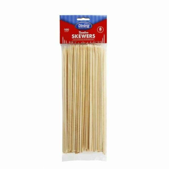 Dining Collection 8" Bamboo Skewers - 100 ct-FFP-A11000
