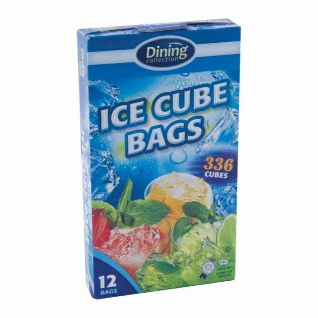 Dining Collection Ice Cube Bags (336 Cubes) - 12 Count-FFP-06805