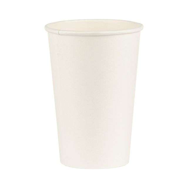 Paper House 10 oz White Paper Hot Cups - 50 Ct-232-560-22