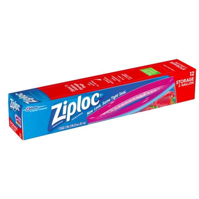 Ziploc Slider Storage Bags - Medium 12 Bgs-232-562-18