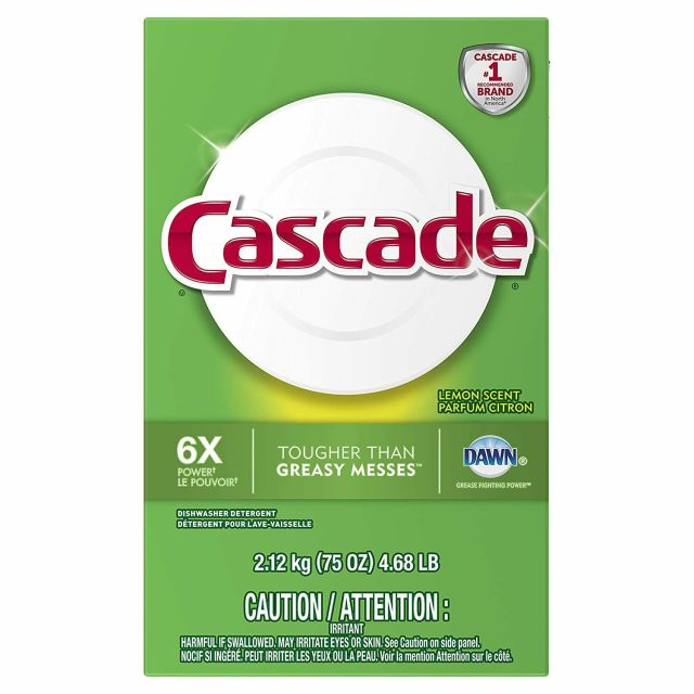 Cascade Powder Lemon Dishwasher Detergent Citrus Breeze 75 Oz-232-585-02