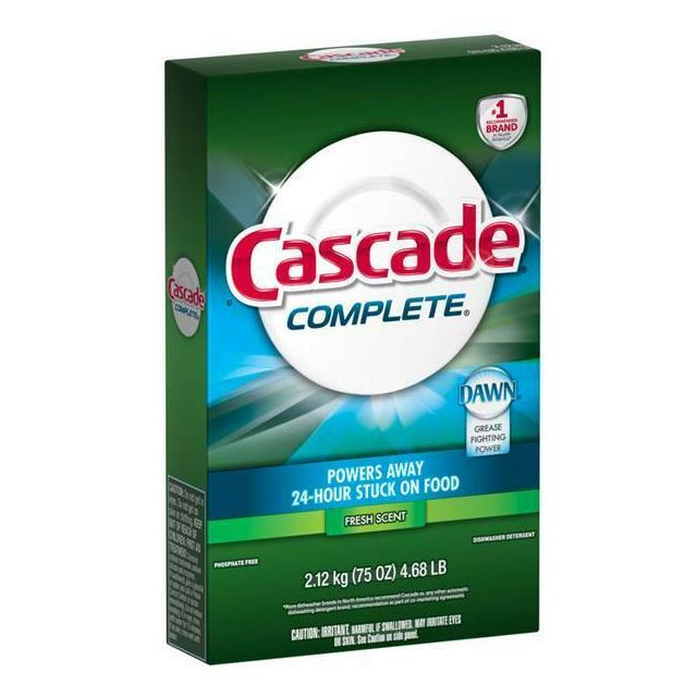 Cascade Powder Complete Dishwasher Detergent 75 Oz-232-585-03