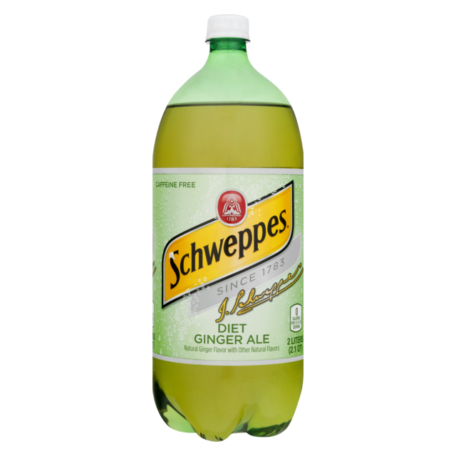 Schweppes Diet Ginger Ale 2 Liter-208-618-06