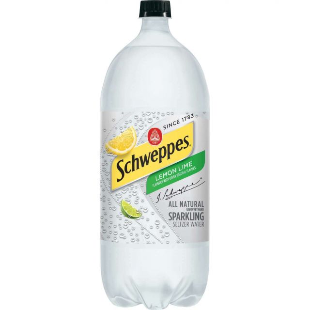 Schweppes Lemon Lime Seltzer 2 Liter-PCS-457