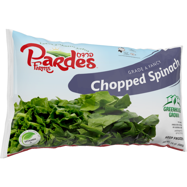 Pardes Frozen Chopped Spinach 24 oz-313-341-19