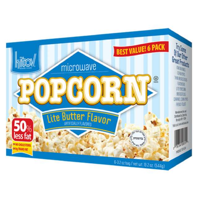 Kitov Lite Popcorn Micro Butter Flavor 19.2 Oz-QP-0-76784-00815-0
