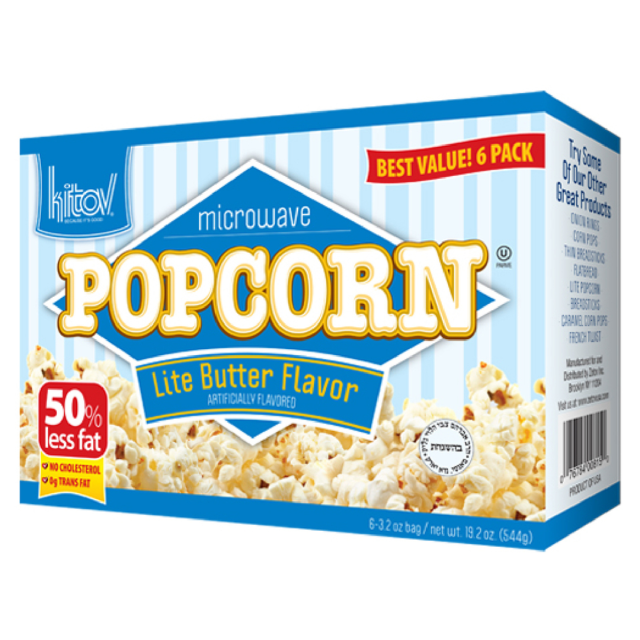 Kitov Lite Popcorn Micro Butter Flavor 19.2 Oz-121-352-03