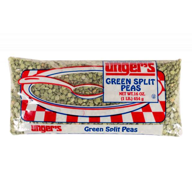 Unger's Green Split Peas 16 Oz-QP-0-23005-00309-8