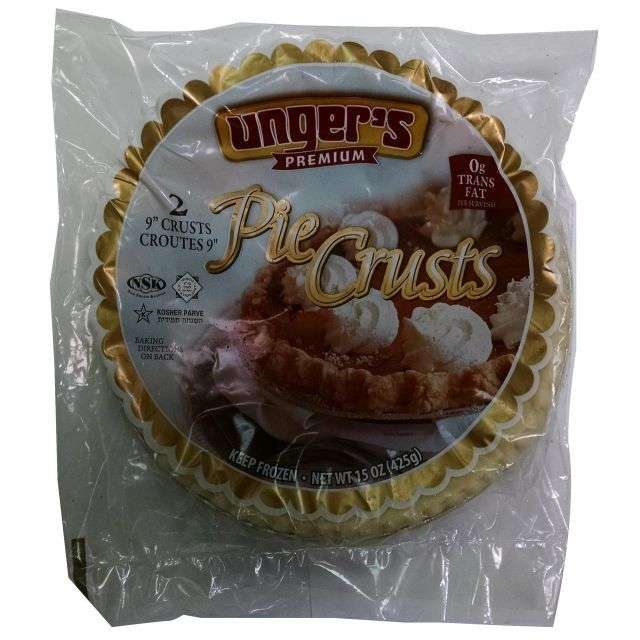 Unger's Frozen 9" Pie Shells 15 Oz-QP-0-23005-00245-9