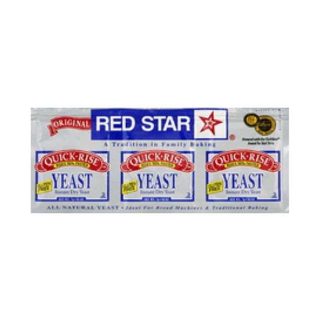 Red Star Yeast Quick Rise 3 Pk X 0.25 Oz-04-180-18