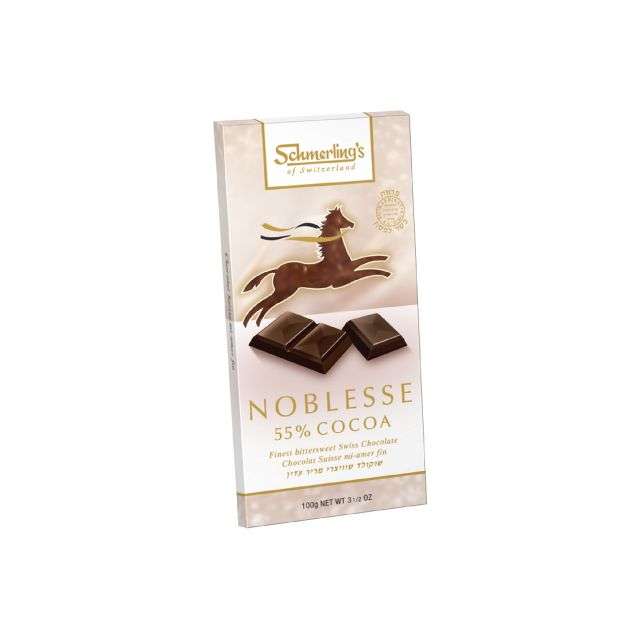 Schmerling's Noblesse 55% Parve Chocolate Bar 3.5 Oz-QP-0-97643-04404-1