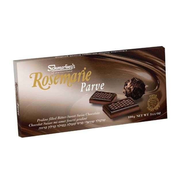 Schmerling's Rosemarie Parve Chocolate Bar 3.5 Oz-QP-0-97643-08254-8