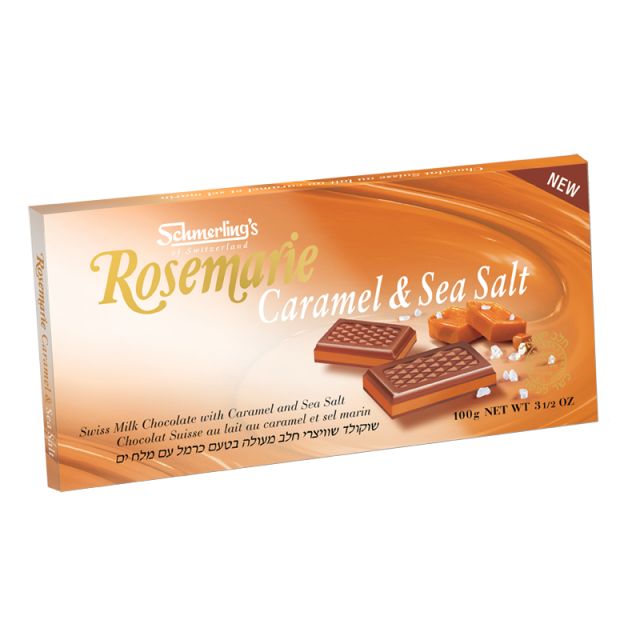Schmerling's Rosemarie Caramel & Sea Salt Milk Chocolate Bar 3.5 Oz-121-301-31