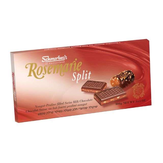 Schmerling's Rosmarie Split Milk Chocolate Bar 3.5 Oz-QP-0-97643-08404-7