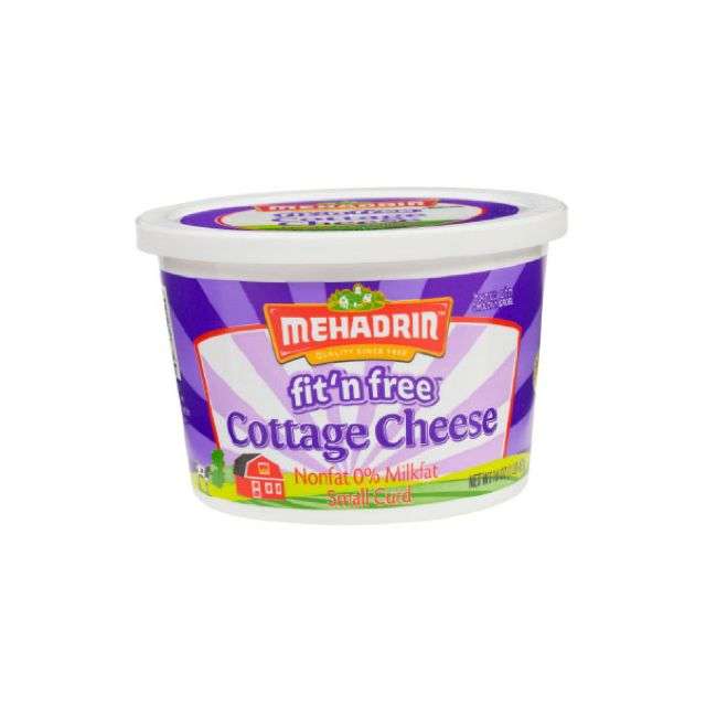 Mehadrin Non Fat Cottage Cheese 16 Oz-QP-0-14353-00062-4