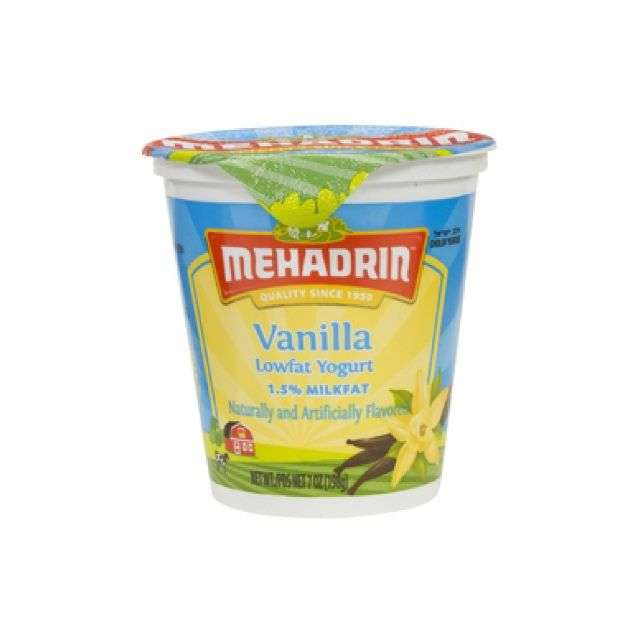 Mehadrin Yogurt Vanilla 7 Oz-320-613-09
