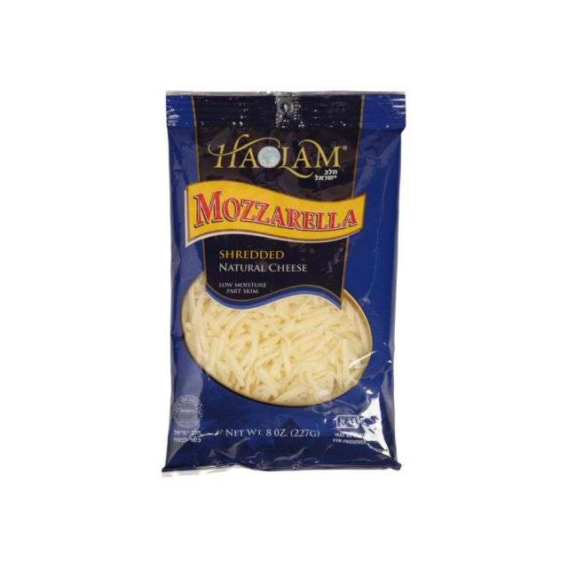 Haolam Mozzarella Shreded Natural Cheese 8 Oz-QP-0-26638-00264-3