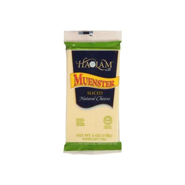 Haolam Muenster Sliced Natural Cheese 6 Oz-QP-0-26638-20011-7