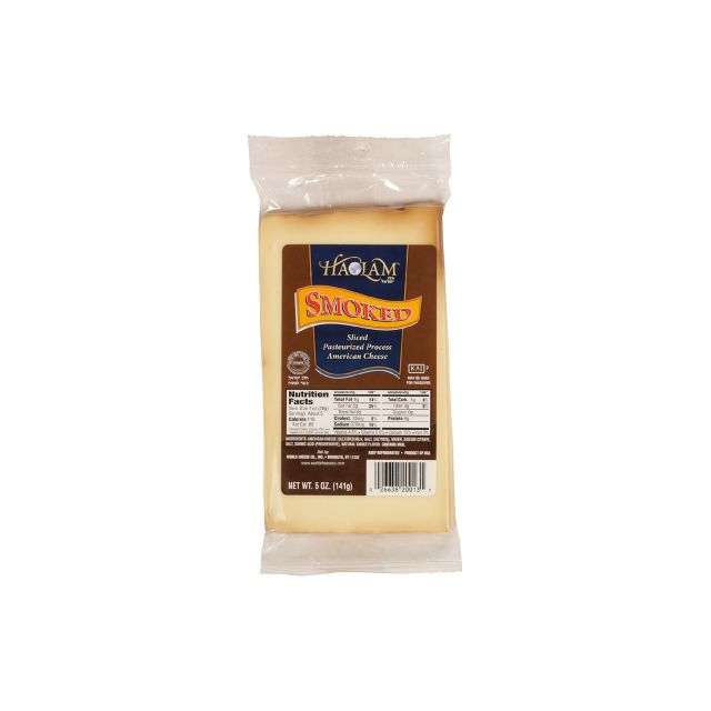 Haolam Smoked Sliced Amrican Cheese 5 Oz-320-615-03