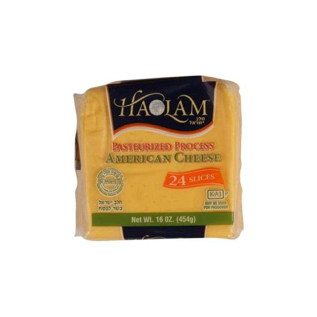 Haolam American Sliced "Yellow" Cheese 12 Oz-QP-0-26638-21250-9