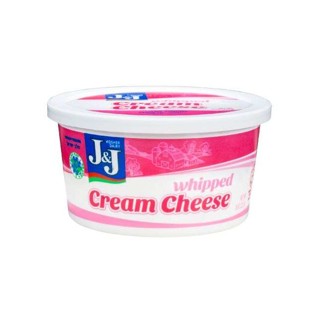 J&J Cream Cheese Whipped 8 Oz-QP-0-11274-00027-6