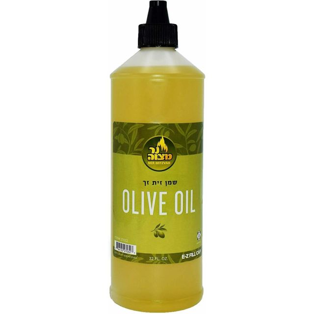 Ner Nitzvah Olive Oil For Candle Lighting 32 oz-232-629-02