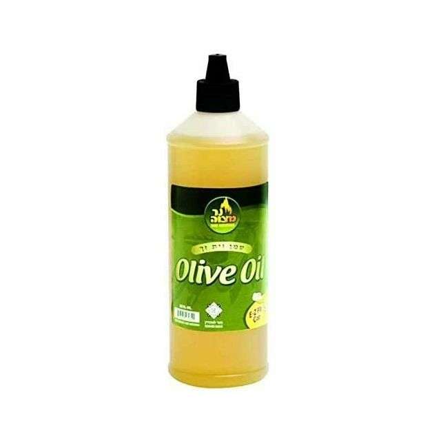 Ner Mitzvah Olive Oil For Candle Lighting 16 oz-232-629-03
