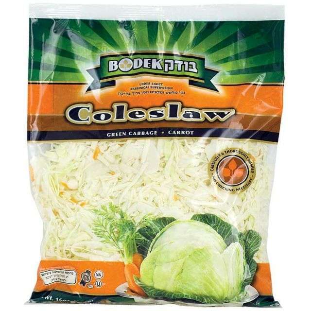 Bodek Cole Slaw (Green Cabbage - Carrot) 16 Oz-FFP-012