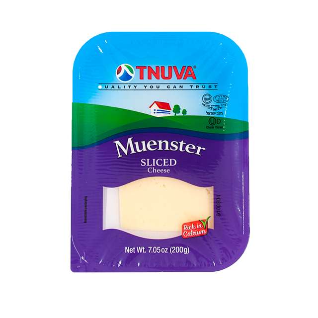 Tnuva Muenster Sliced Cheese 7.05 Oz-FFP-T104