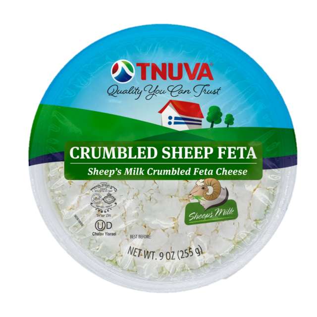 Tnuva Crumbled Sheep Milk Feta Cheese 9 Oz-320-616-09
