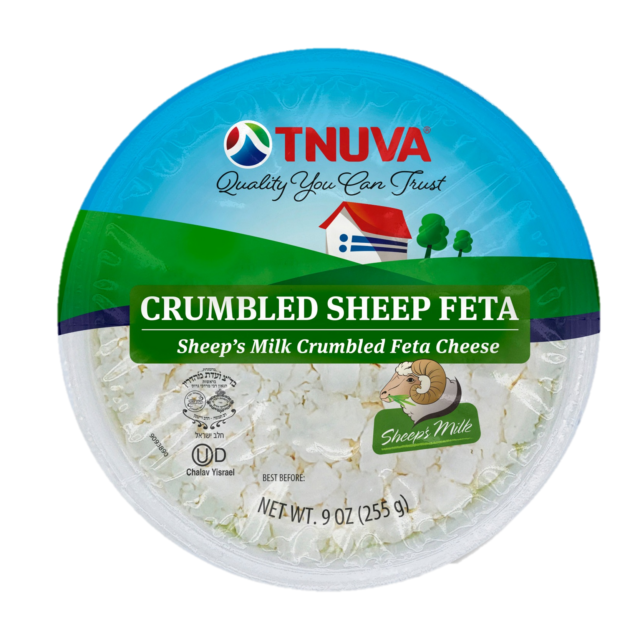 Tnuva Crumbled Sheep Milk Feta Cheese 9 Oz-320-616-09