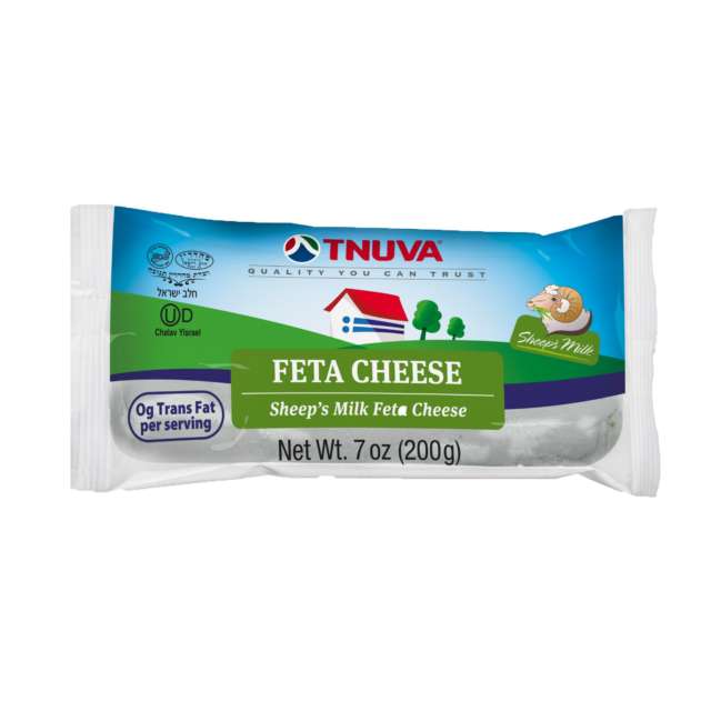 Tnuva Sheep Milk Feta Cheese 7.05 Oz (Vacuum Pack)-320-616-10
