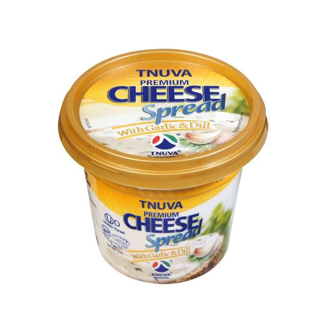 Tnuva Cream Cheese Spread with Garlic and Dill 7.9 Oz-320-616-16