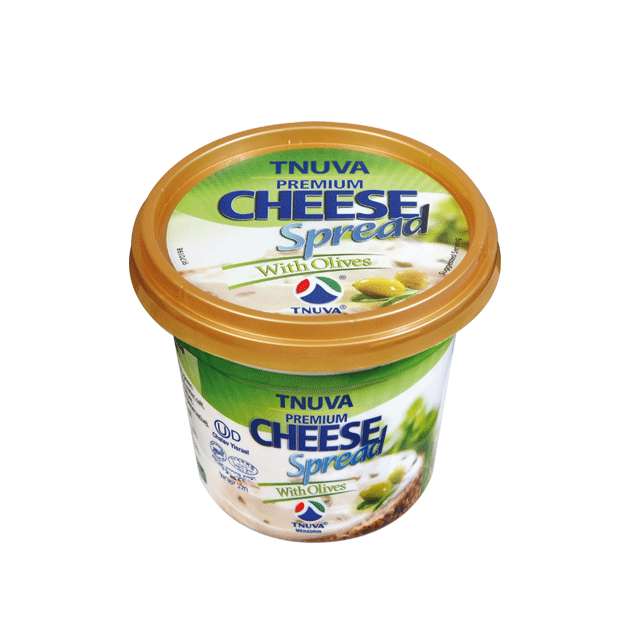 Tnuva Cream Cheese Spread with Olives 7.9 Oz-320-616-17