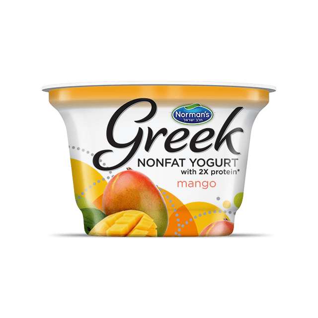 Norman's Greek Nonfat Yogurt Mango 6 Oz-320-613-20