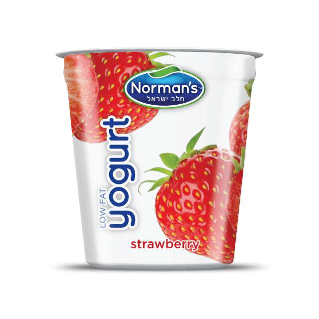 Norman’s Strawberry Low-Fat Yogurt 5.3 Oz-320-613-23