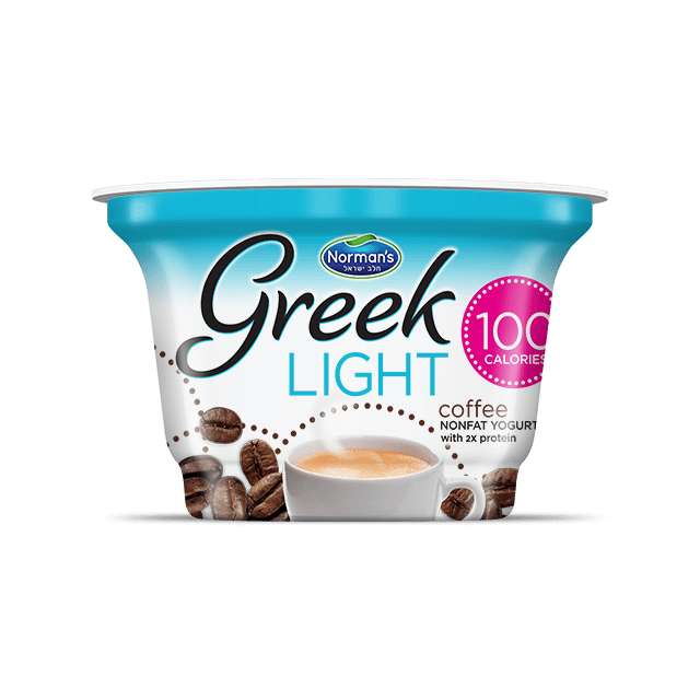 Norman’s Greek 100 Light coffee Nonfat Yogurt 5.3 Oz-320-613-39