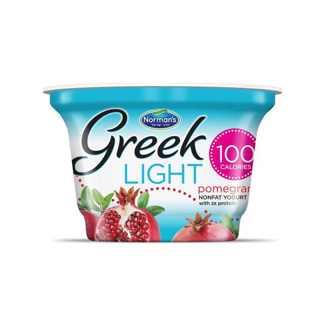 Norman’s Greek 100 Light Pomegranate Nonfat Yogurt 5.3 Oz-FFP-NO098