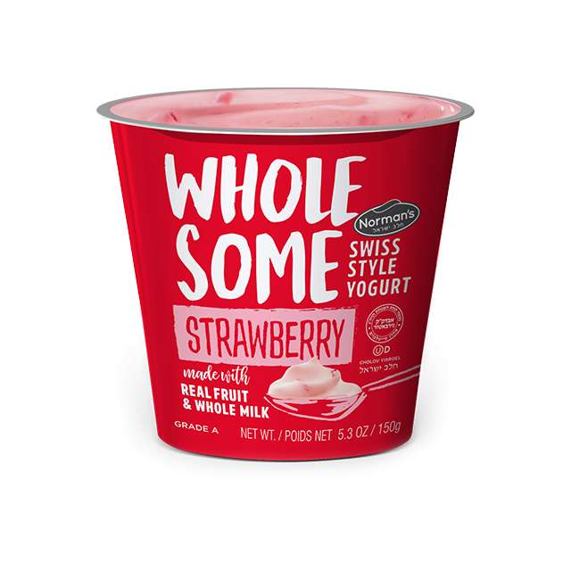 Norman’s Wholesome Strawberry Yogurt  5.3 Oz-320-613-66