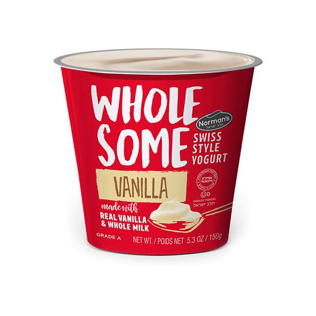 Norman’s Wholesome Vanilla Yogurt  5.3 Oz-320-613-68